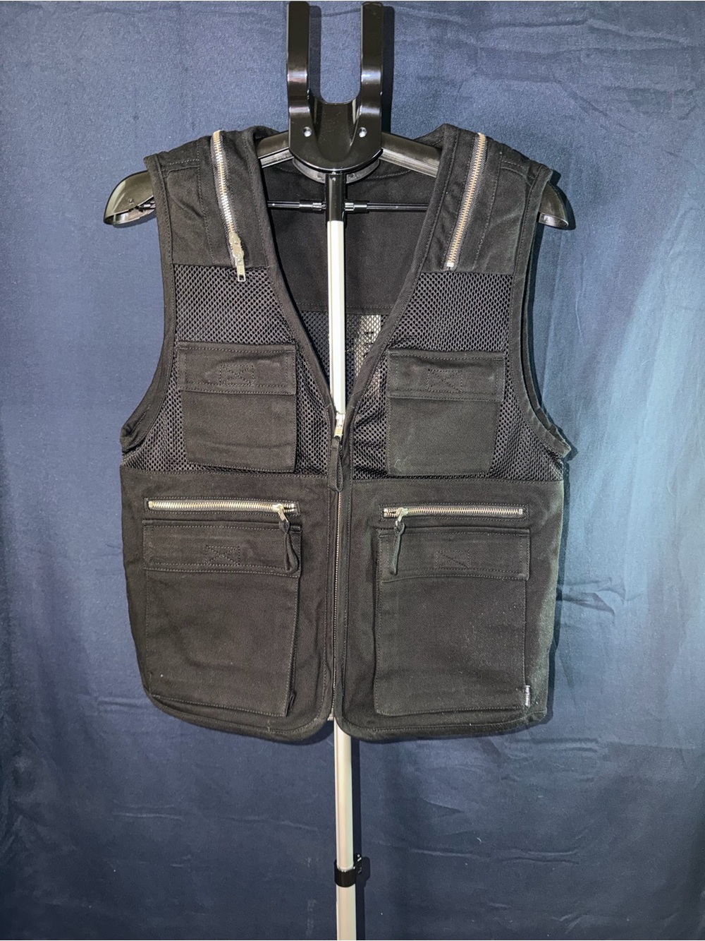 Babylon Utility Mesh Vest Black Size Small NWT